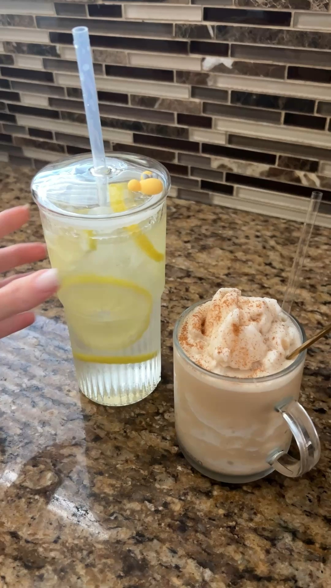 Staying hydrated with my new glass tumbler from Amazon -2 for under $20! 

#LTKdayinmylife #LTKselfcare #LTKActive
