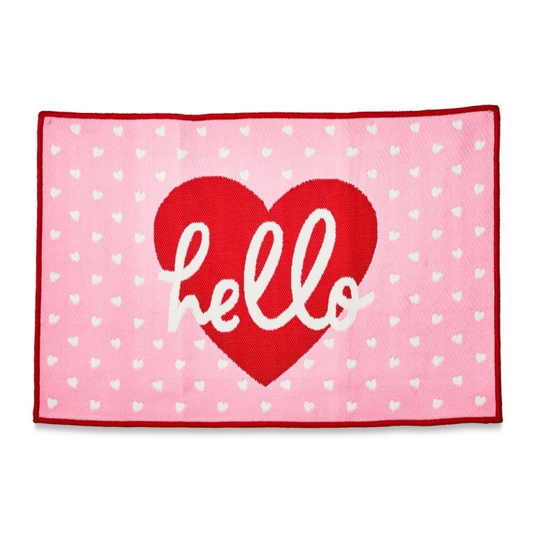 Valentine's Day Reversible Accent Rug, 24" x 36", by Way To Celebrate | Walmart (US)