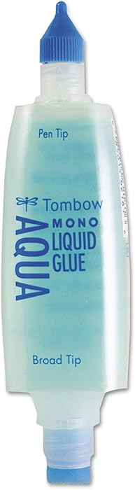 Tombow 52180 MONO Aqua Liquid Glue, 1.69 Ounce, 1-Pack. Dual Tip Dispenser for Precise to Full Co... | Amazon (US)