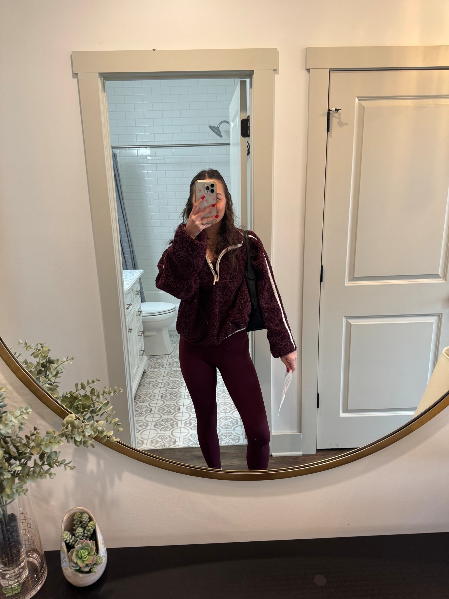 Casual showing today. Love this plum look hahaha

#LTKootd #LTKActive #LTKmomlife