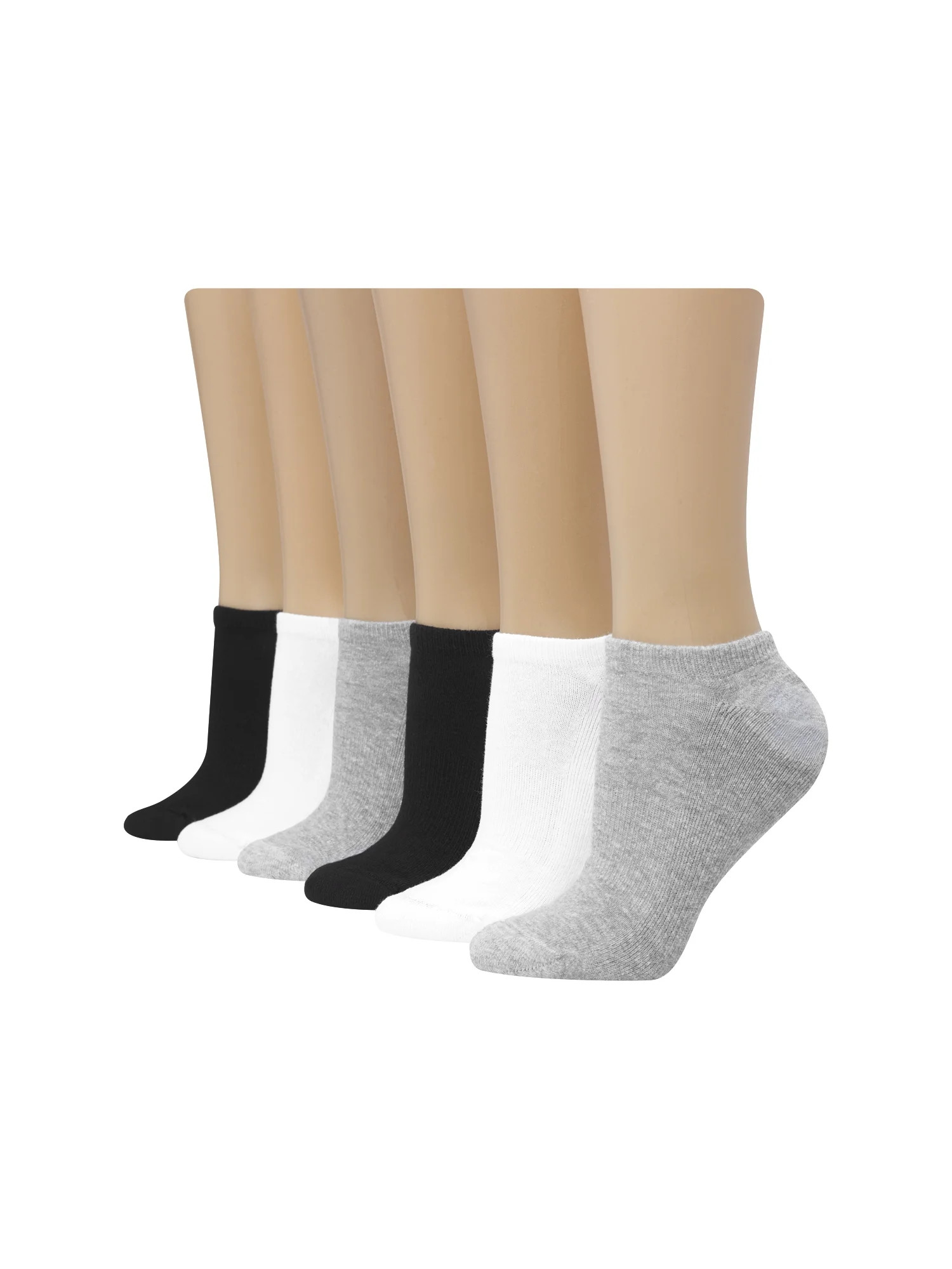 Hanes Women's Signature No-Show Socks 6 pack | Walmart (US)