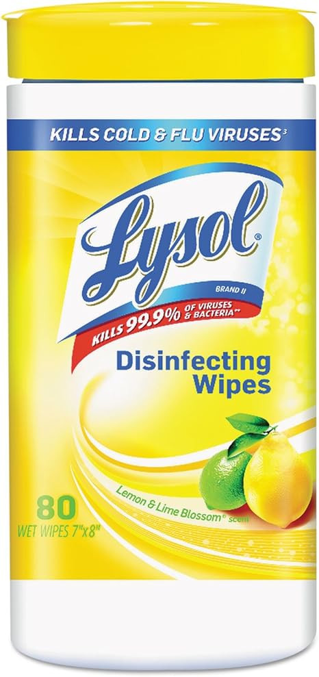 Lysol Disinfectant Wipes, Multi-Surface Antibacterial Cleaning Wipes, For Disinfecting and Cleani... | Amazon (US)