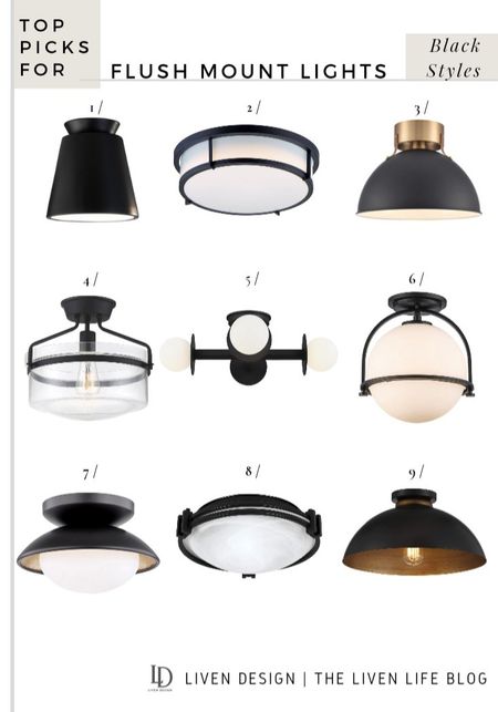 Black flush mount ceiling light. Glass flush mount. Modern flush mount. Opal glass. Bathroom light. Entryway. Bedroom. Kitchen.  Hallway. Dome light. 

#LTKSeasonal #LTKhome #LTKsalealert