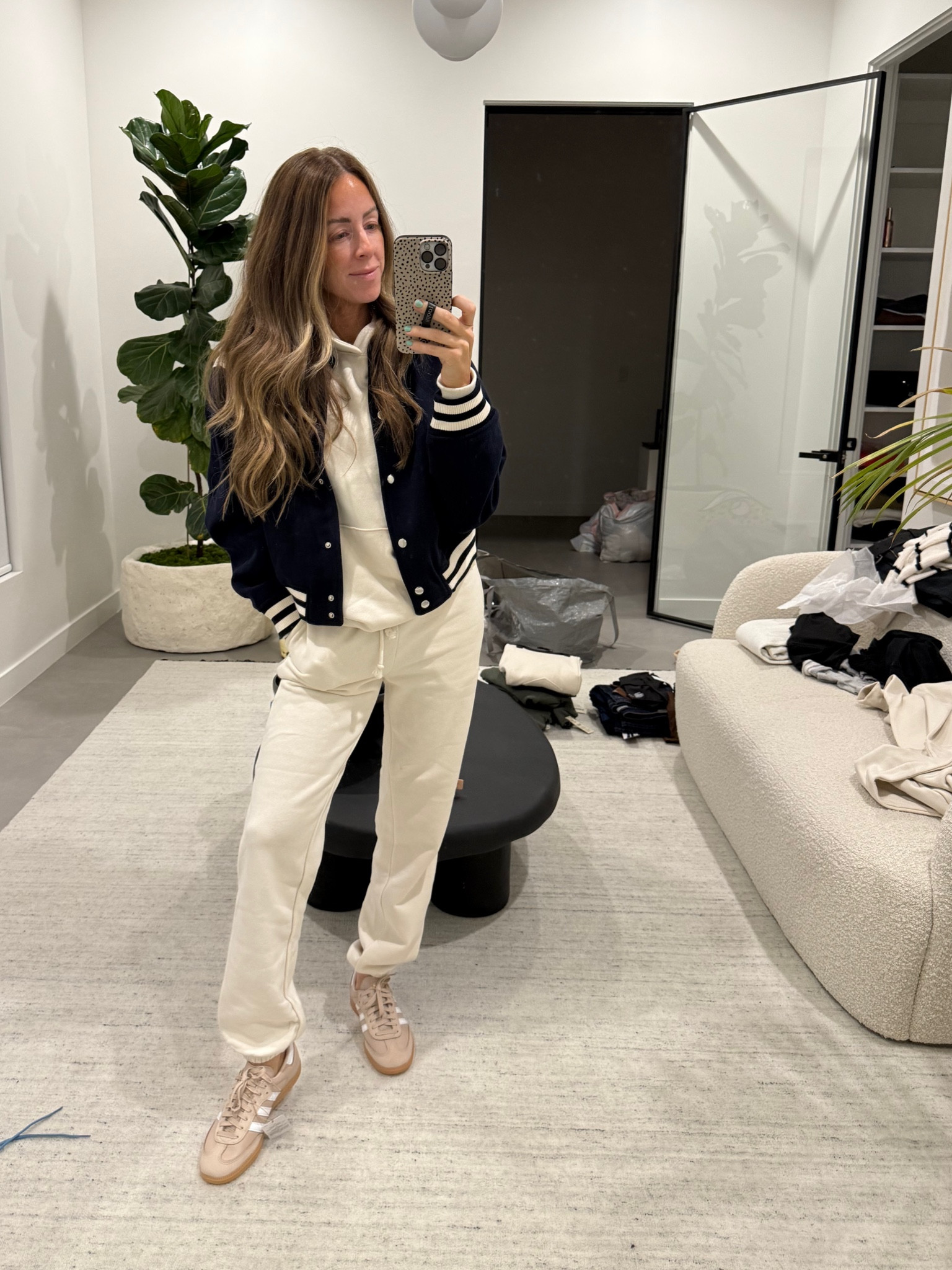 The coziest sweat outfit and i paired it with a cute bomber jacket!

#LTKSeasonal