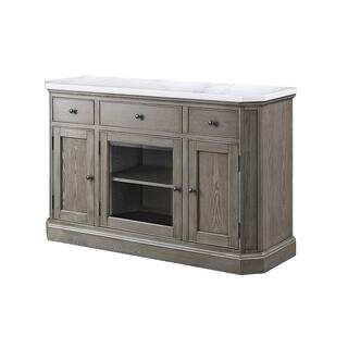 Acme Furniture Zumala Weathered Oak Server 73263 - The Home Depot | The Home Depot