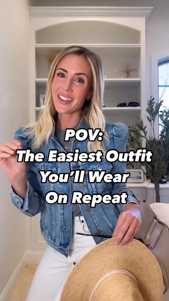 Obsessed with this everyday outfit. These white jeans are my favorites for spring and summer. Also in love with all the sambas. Also one of my favorite layering tees is just $12!

#LTKworkwear #LTKSeasonal #LTKstyletip