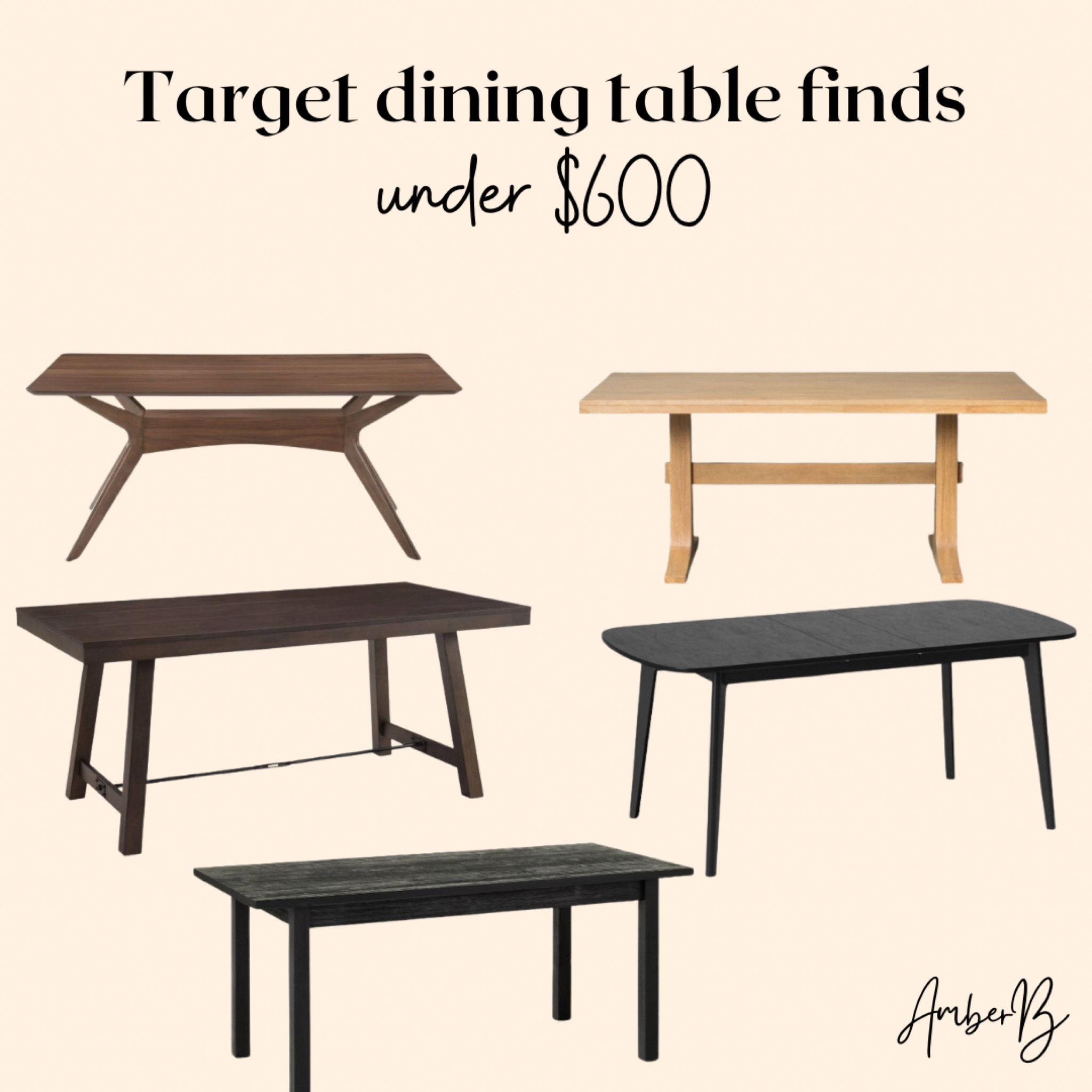 Affordable dining room tables | Target Dining Room tables | Modern Dining Room tables

#LTKhome #LTKFind #LTKSale
