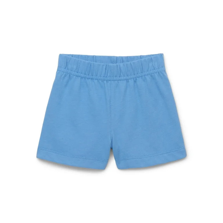 Garanimals Baby Basic Solid Jersey Solid Shorts, Sizes 0-24 Months | Walmart (US)