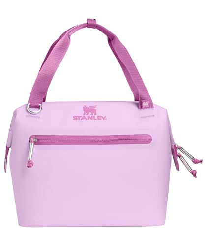 Stanley All Day Julienne Mini Soft Cooler Bag and Lunch Box 7.4 Quarts | 10 Can Cooler with Handles and Strap | Stays Cold for Hours | Insulated Travel Bag with Zipper | BPA-Free | Soft Orchid | Amazon (US)