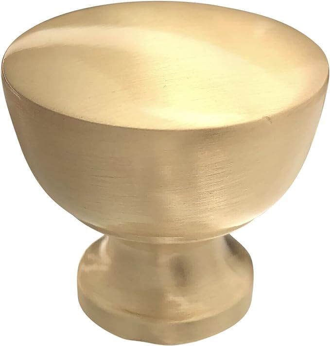 Southern Hills 5pc Brushed Gold Cabinet Knobs - 32mm Diameter - Brushed Gold Knobs for Cabinets a... | Amazon (US)