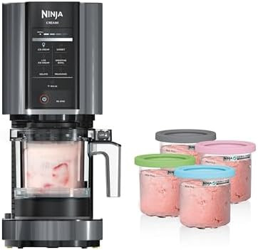 Ninja CREAMi 7-in-1 Ice Cream Maker, Includes (5) Pints, for Ice Cream, Gelato, Sorbet ,Milkshake... | Amazon (US)