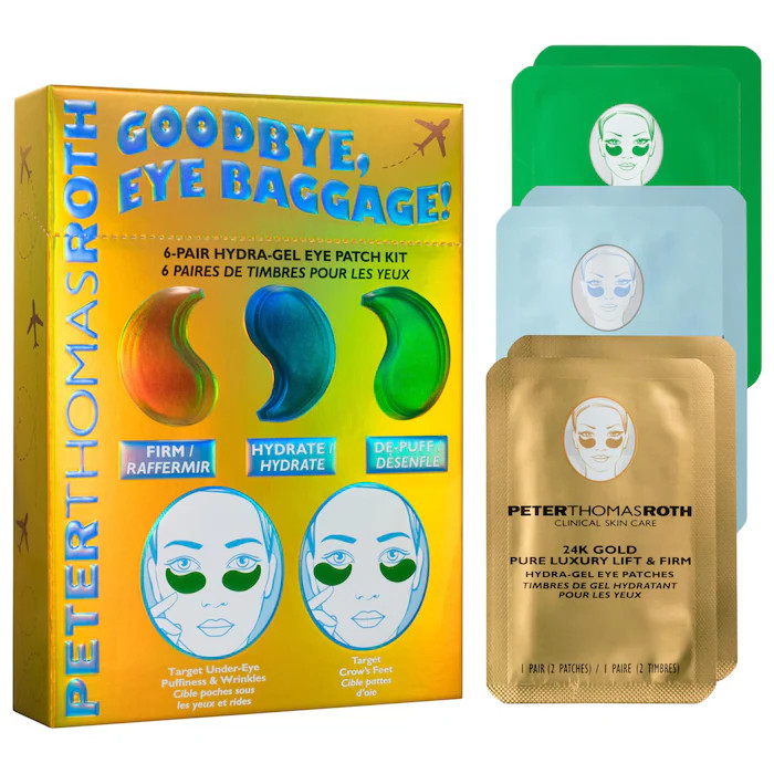 Goodbye, Eye Baggage! 6-Pair Hydra-Gel Eye Patch Kit - Peter Thomas Roth | Sephora | Sephora (US)