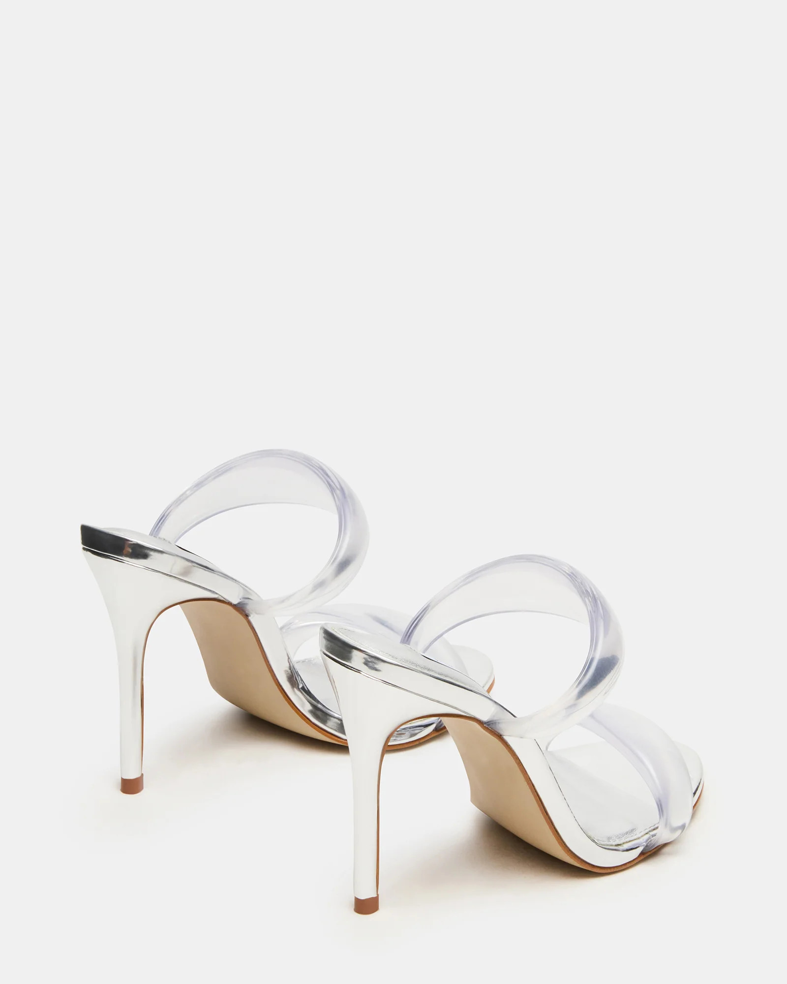 SATURN Jelly Clear Stiletto Mule Women's Heel | Steve Madden (US)