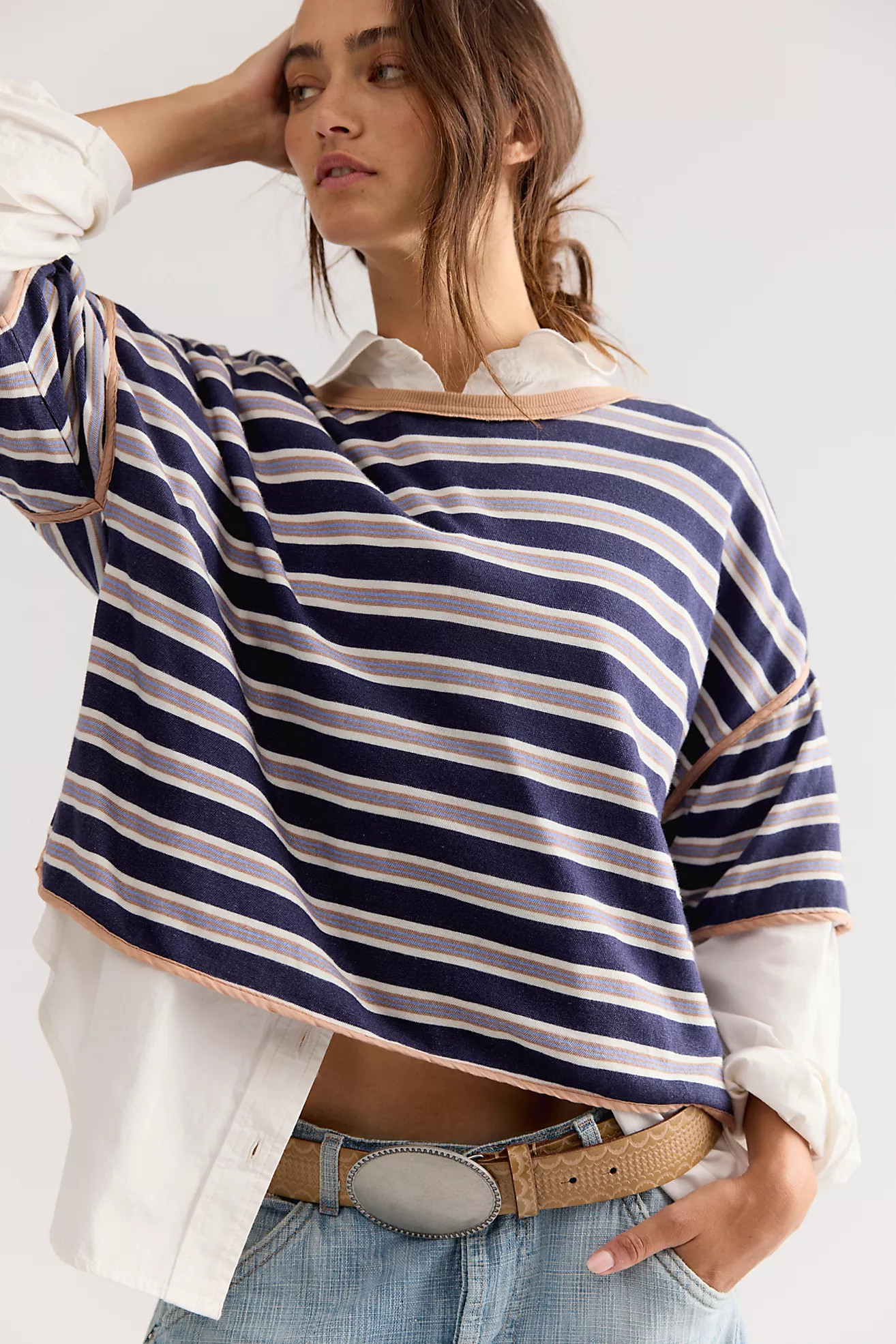 We The Free Clean Rugby Tee | Free People (Global - UK&FR Excluded)