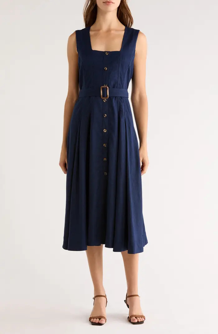 Belted Midi Dress | Nordstrom