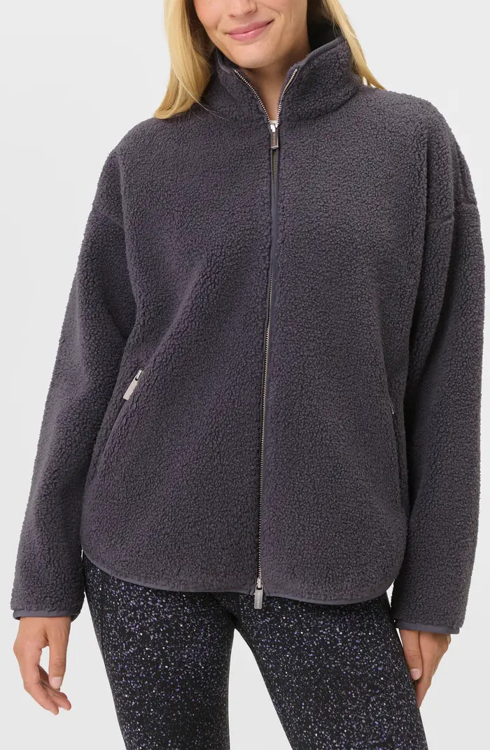 New Plush Fleece Zip Jacket | Nordstrom