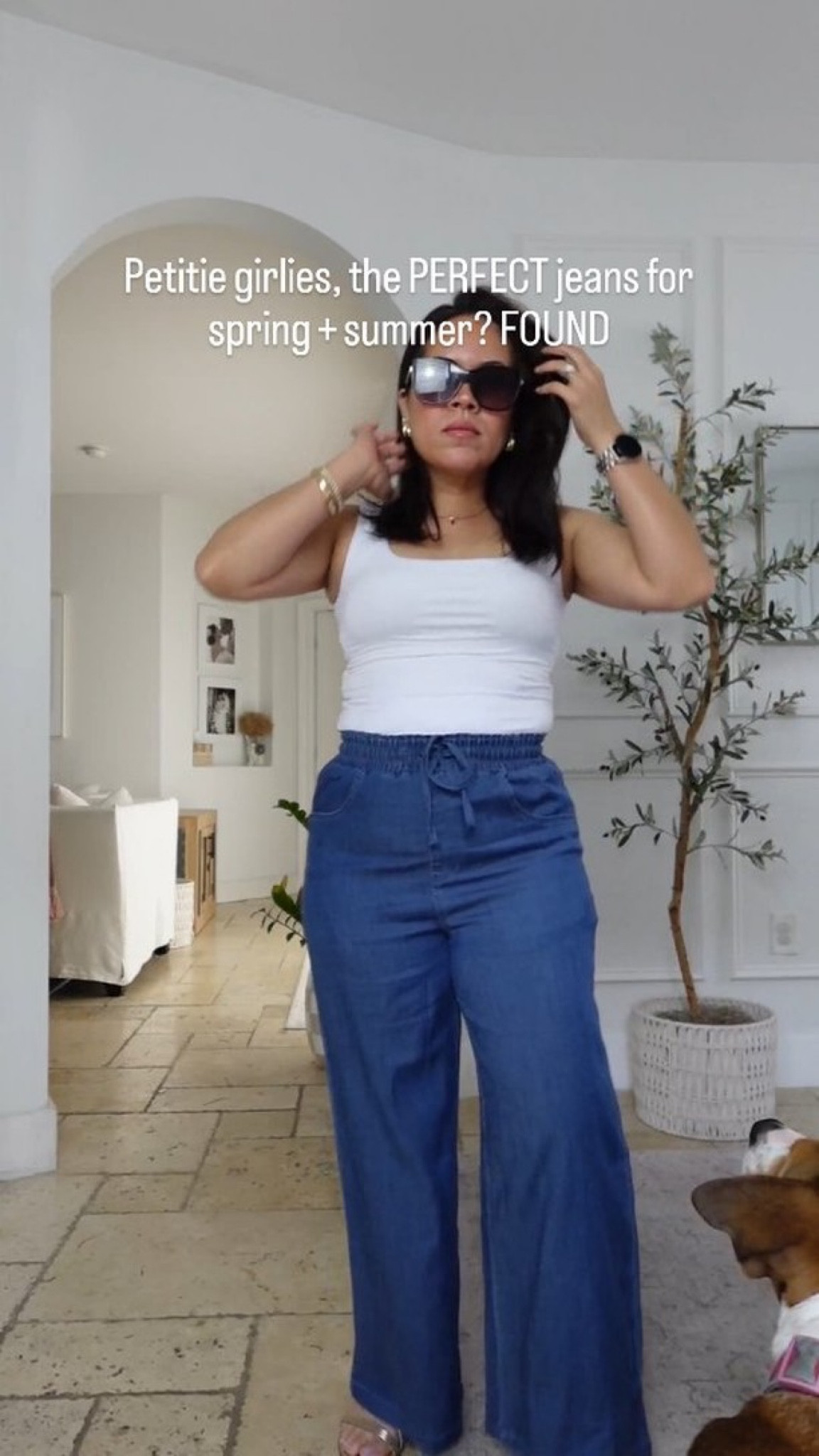 Amazon petite friendly jeans perfect for Spring & Summer 🤌

They come in 3 washes, stretchy waistband and super soft.

▪︎ comment SHOP for links to your DM!
https://liketk.it/5aum1
▪︎ links in my LTK. You can download the app to easily shop my content ✨️ 
▪︎ search CASA_ANGUIANO (or tap my bio > LTK) 
▪︎ look + more linked on LTK 
▪︎I'm 5'1 | petite-friendly | exact sizing on my LTK caption 

#amazonfinds #amazonoutfit #springoutfit #summeroutfitinspo #casualstyle