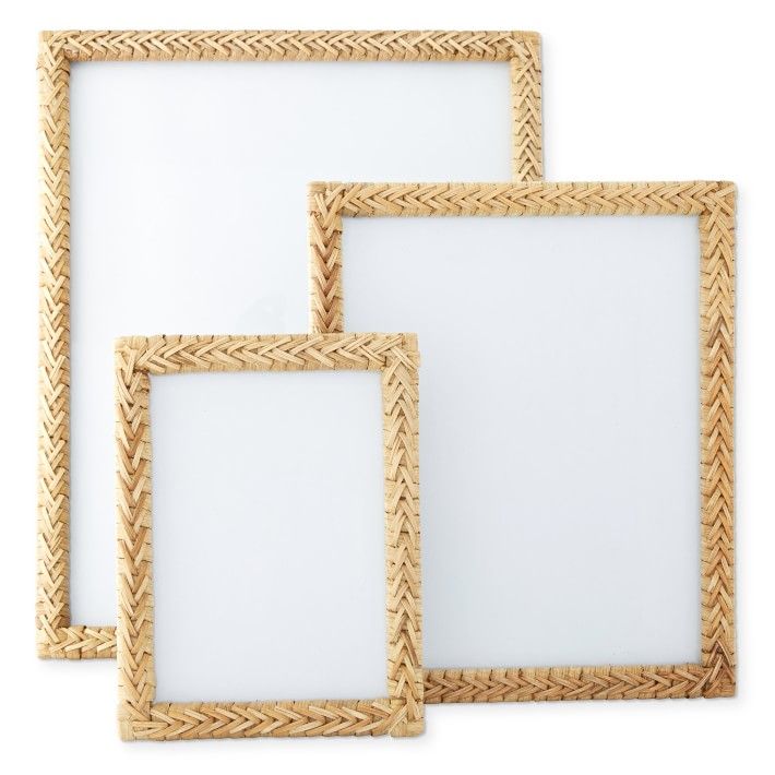 Biscayne Rattan Gallery Frames | Williams-Sonoma