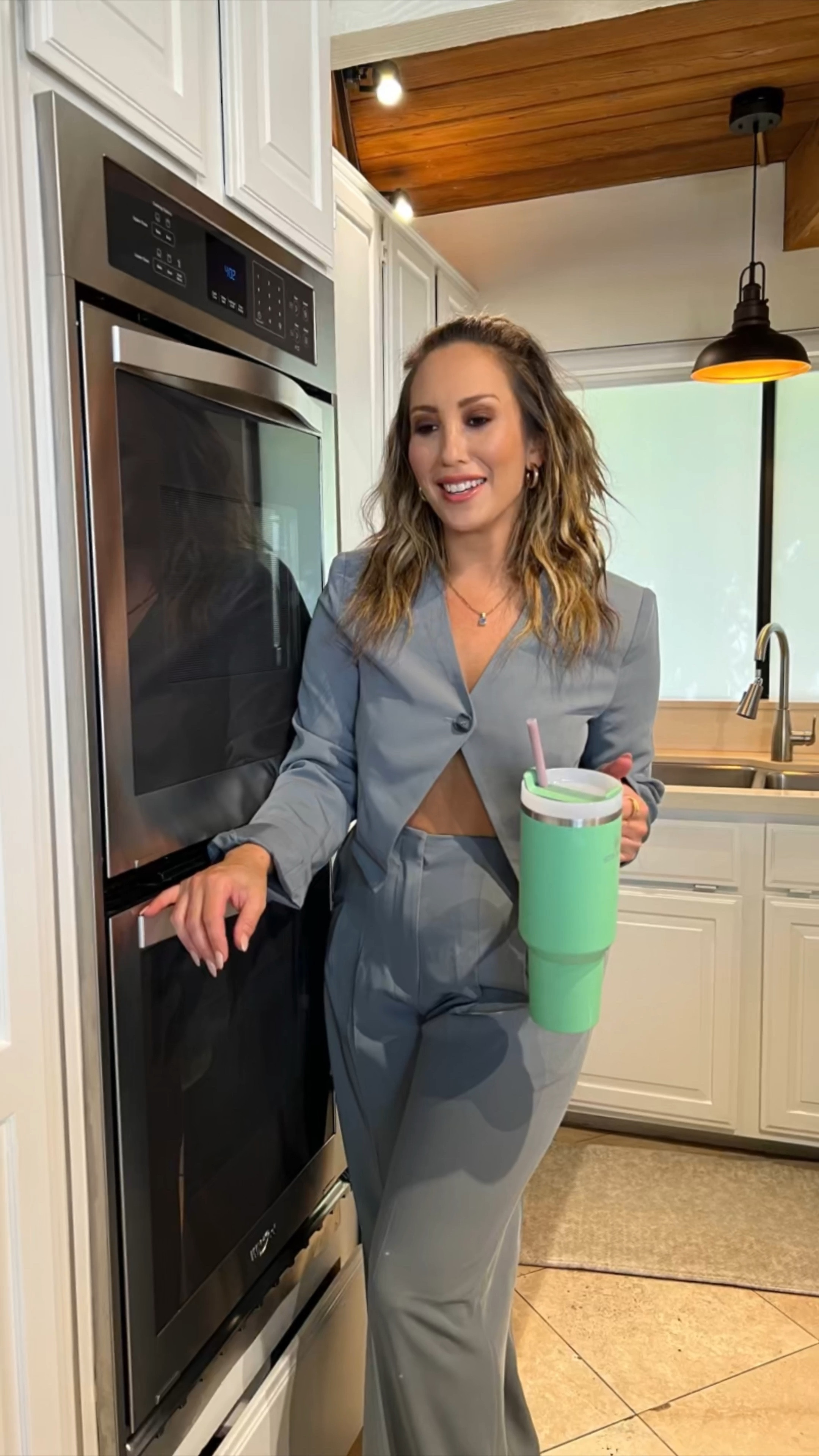 Nothing like starting my day off right! My favorite smoothie from Smoothie Box in my #Stanley. Depending on how busy I am it can literally take me hours or only minutes to finish my smoothie which is why it’s a necessity for me to use my #StanleyCup as no joke, it keeps my smoothie cold and fresh as if I just made it even though a few hours went by. Can’t live without it! Oh and how cute is this #matching #twopiecesuit set from #Revolve?! #OBSESSED! 

#LTKhome #LTKFind #LTKstyletip