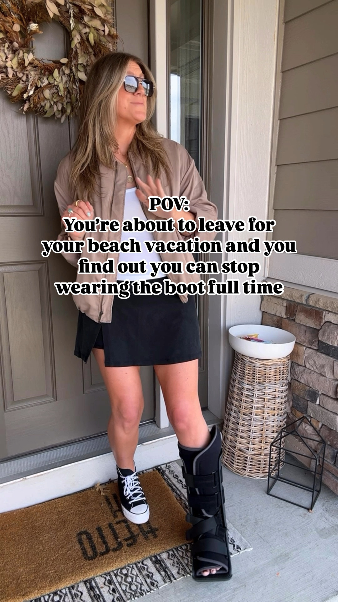 Large tank (40% off), large jacket, large skort (30% off, extra 35% off for reward members with code: EXTRALOVE) 10.5 sneaker (runs half size big so can size down) 

✨I use the drops on my face mixed in with my daily moisturizer (about 3-4 drops) I use the water most of the time (4-5 sprays per limb) and the mousse when I have an event or need a tan quick. You see the color almost immediately! 

#LTKOver40 #LTKMidsize #LTKSaleAlert