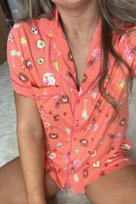 Brunch pjs 
Cozy soft pajamas from Walmart 
Mimosa pajamas 
Short sleeve pajamas affordable summer pjs 

#LTKFindsUnder50 #LTKStyleTip #LTKGiftGuide