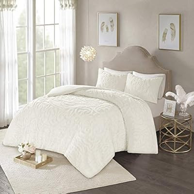 Madison Park Laetitia Shabby Chic Cozy All Season Comforter Cover Bed Set with Matching Shams, Ki... | Amazon (US)