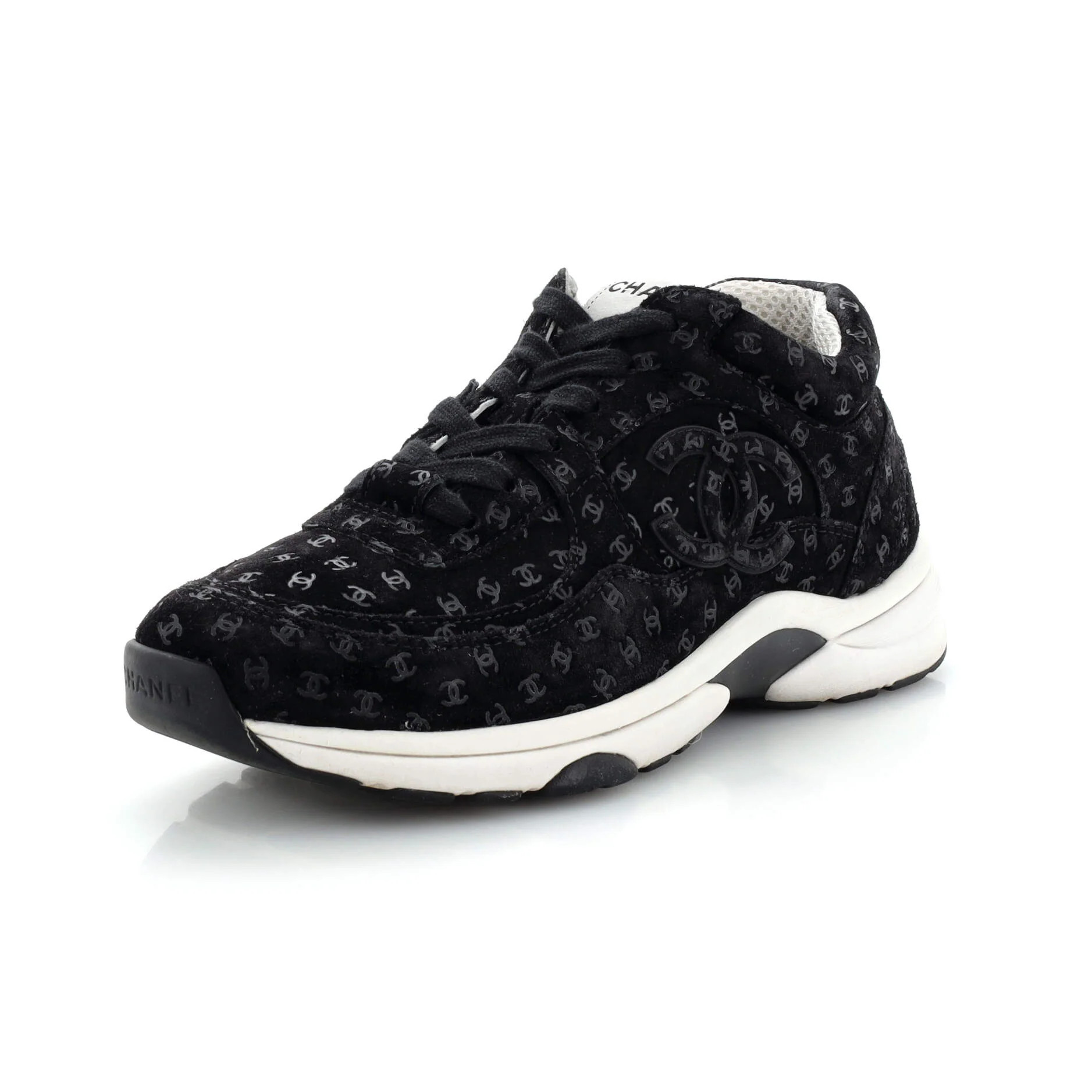 Women's CC All Over Print Low-Top Sneakers Suede | Shop Simon