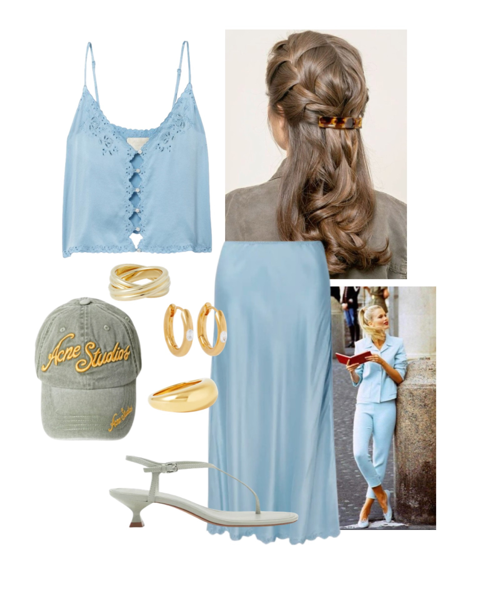 Spring looks

Top: Doen, Elise broderie anglaise silk charmeuse camisole
Skirt: Doen, Elowen embroidery silk skirt
Hat: Acne Studios, logo cap


#LTKSeasonal