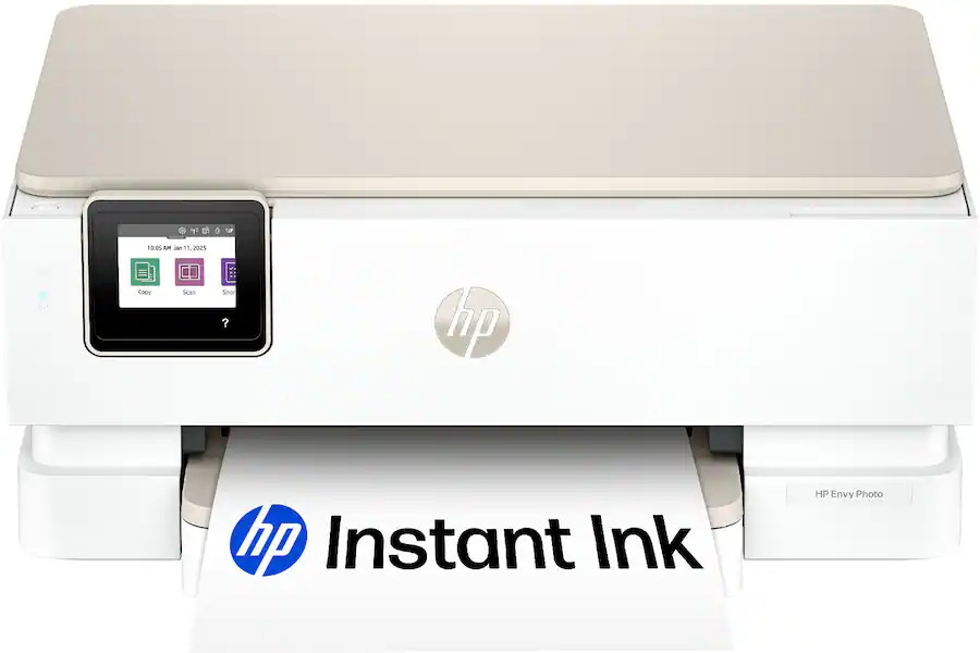 HP - Envy Photo 7275 Wireless AI-Enabled All-in-One Inkjet Printer w/ 3 Months Instant Ink - Whit... | Best Buy U.S.