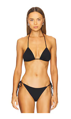 Susana Monaco String Bikini Top in Black from Revolve.com | Revolve Clothing (Global)
