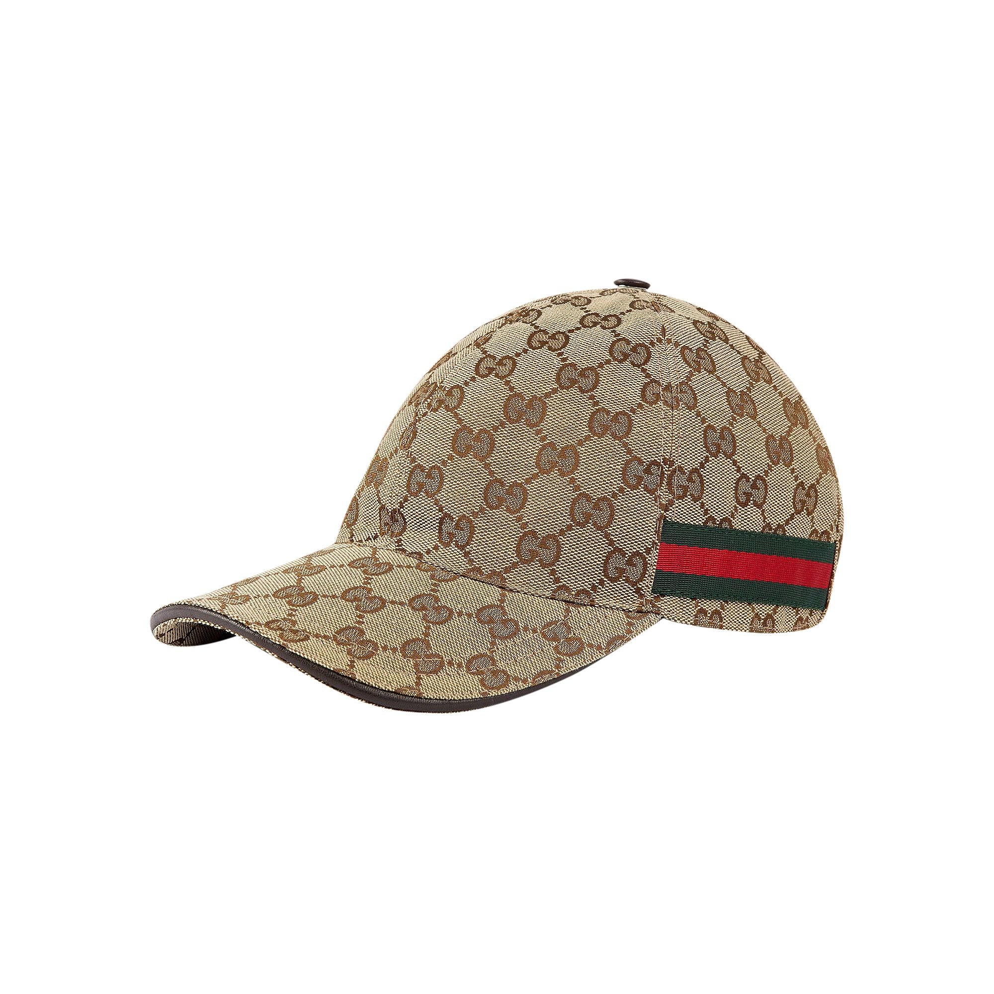 Gucci Original GG Canvas Baseball Hat With Web 'Beige' | Tan | Men's Size S | GOAT