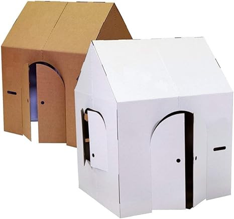 Easy Playhouse Blank Crafty Cottage - Kids Art and Craft for Indoor Fun, Color, Draw, Doodle on t... | Amazon (US)