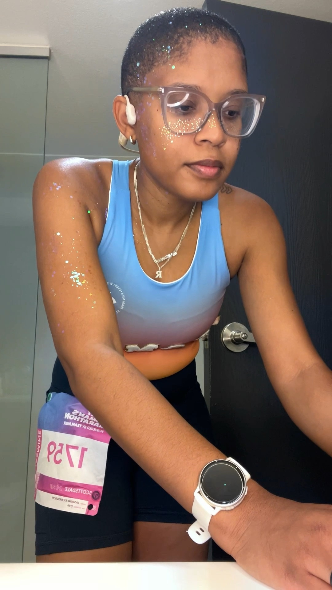 She’s a glittery girl ✨

Sparkle, marathon 

#LTKgrwm #LTKActive