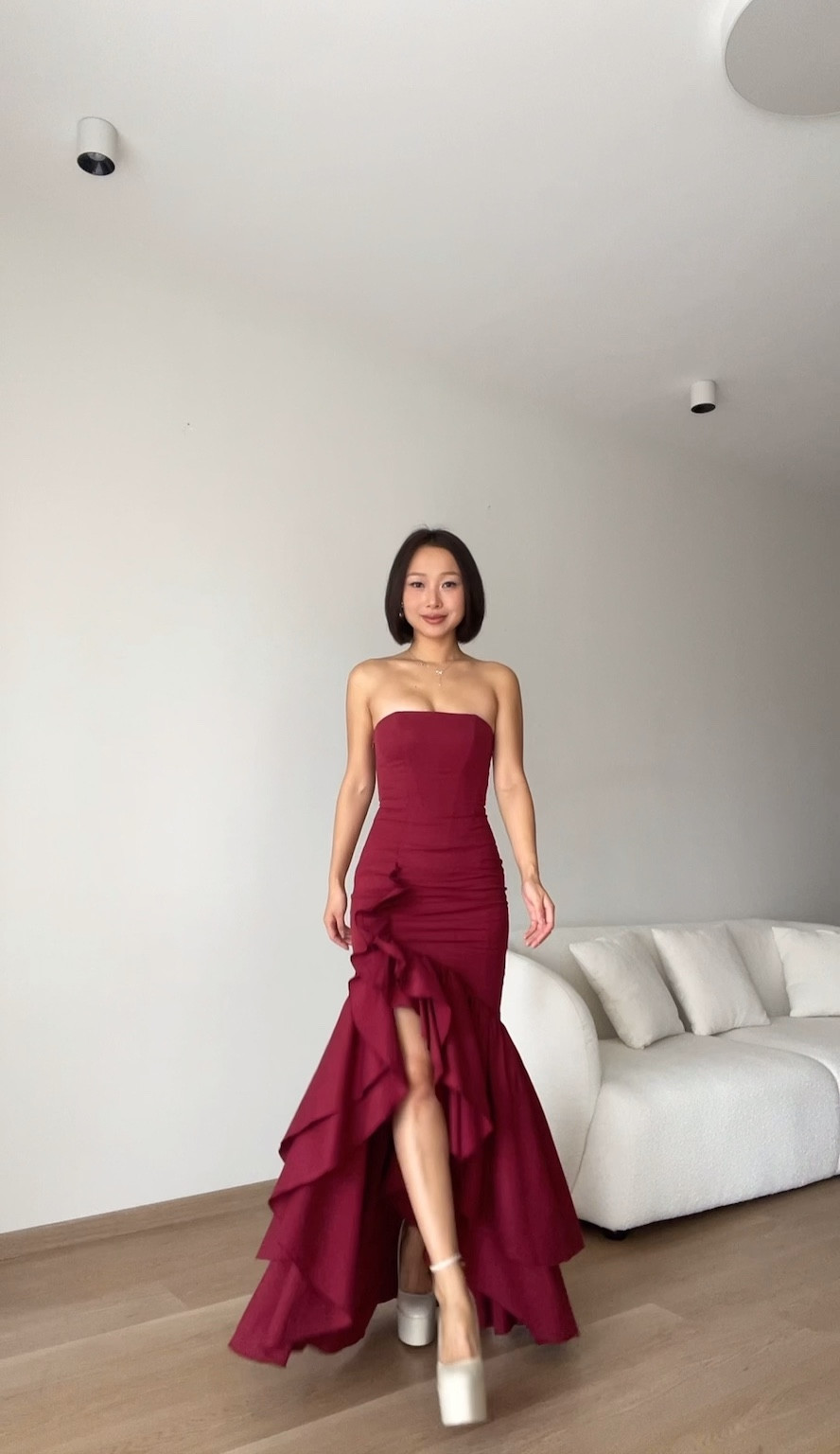 angelina maxi dress burgundy Angelina Maxi Dress main image 0