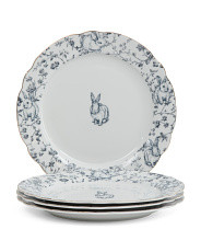 Set Of 4 Aria Bunny Dinner Plates | Clearance Boost | Marshalls | Marshalls