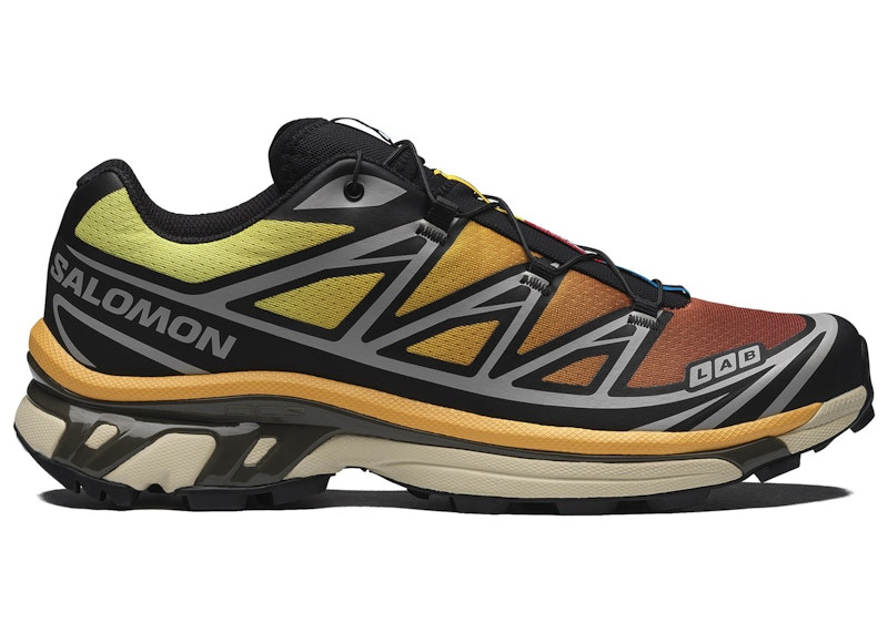 Men's Salomon XT6 Sneakers in Black/Grape Leaf/Beach Ball | StockX