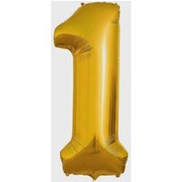 Giant Gold Number 1 Foil Balloon 1st Birthday Party Decor | Etsy (US)