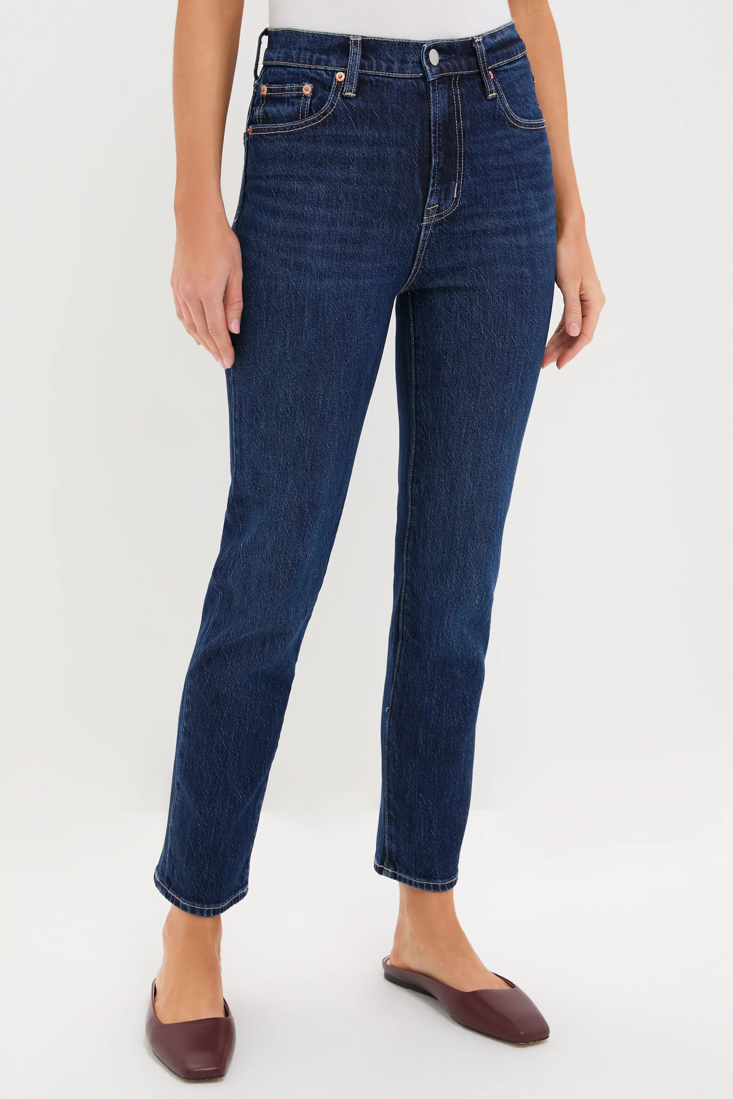 Focus Bri High Rise Slim Straight | Tuckernuck (US)