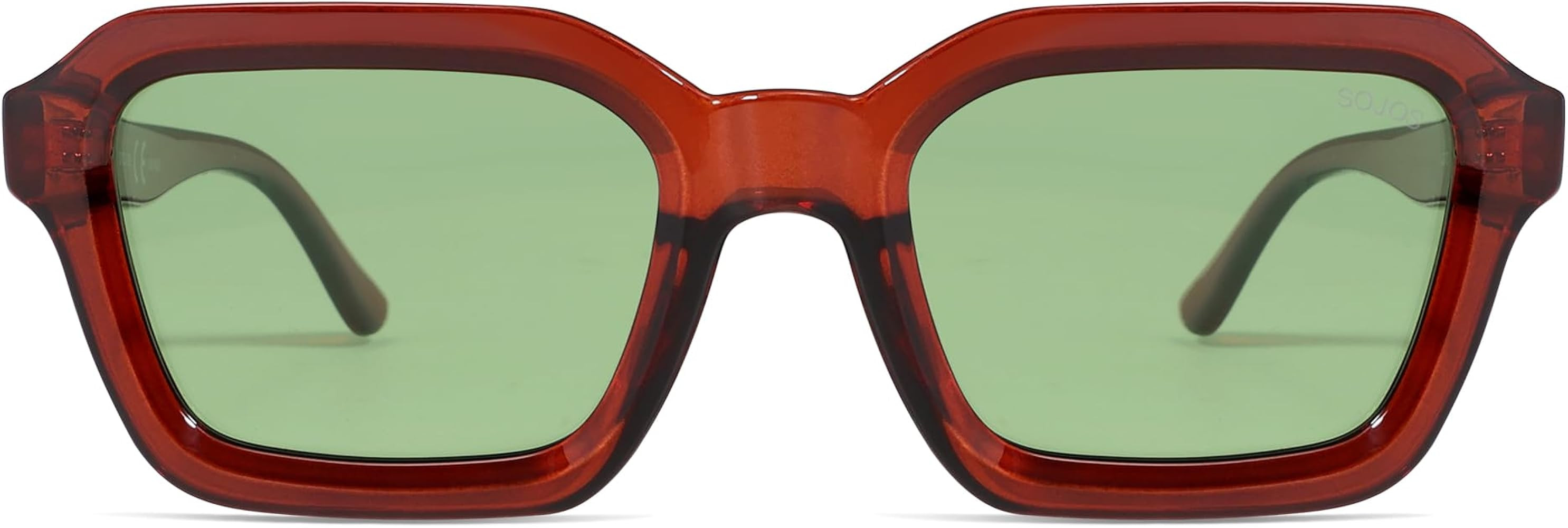 SOJOS Retro Polarized Square Sunglasses Womens Mens Vintage 70s 80s 90s Hexagon Shades SJ2377 | Amazon (US)