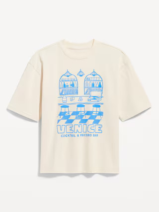 Heavyweight Cropped Graphic T-Shirt | Old Navy (US)