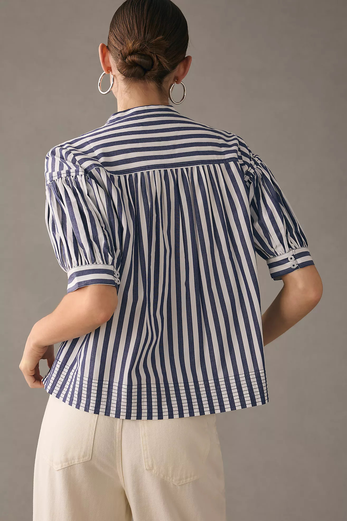 The Darcey Popover Swing Top | Anthropologie (US)