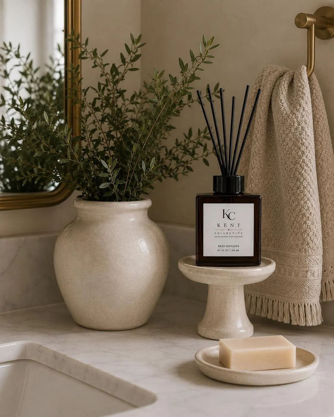 Clean Reed Diffuser | Non-Toxic Home Fragrance | Long-Lasting Essential Oil Infused | Etsy (Global)