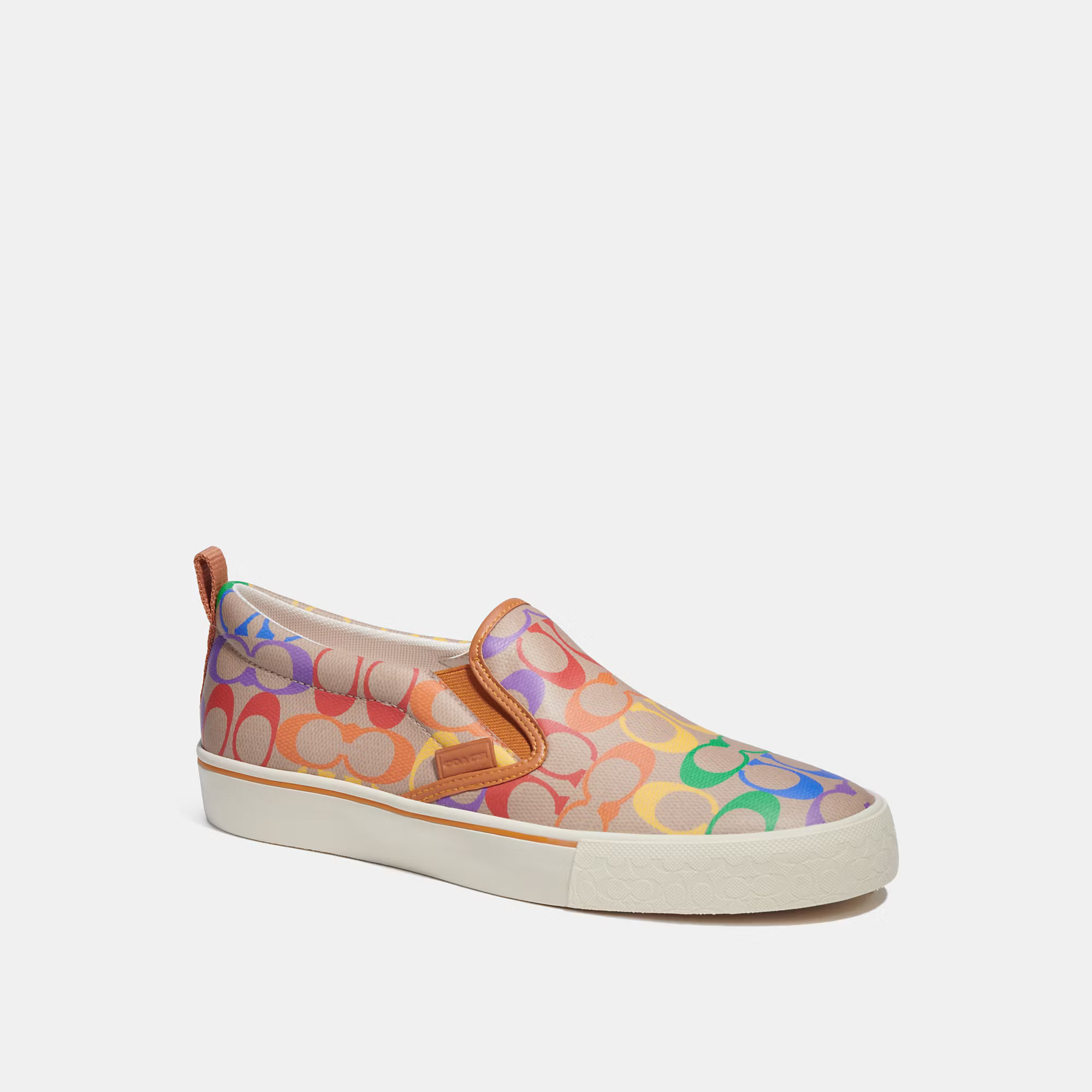 Skate Slip On Sneaker In Rainbow Signature Canvas | Coach (US)