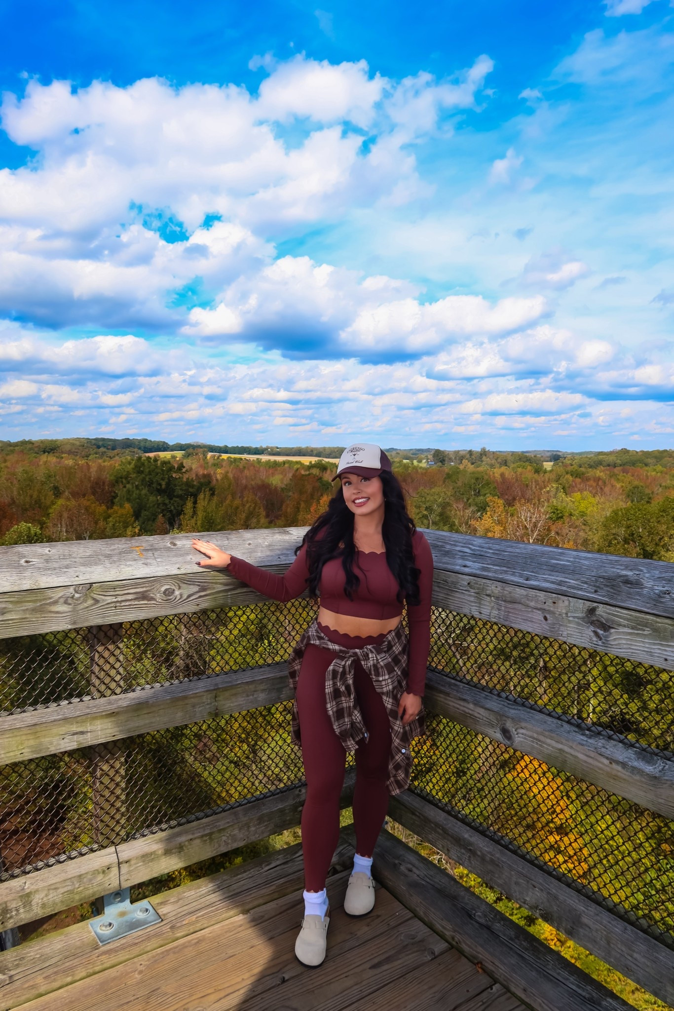 Under $40 Amazon two piece scalloped workout set (medium), under $25 Amazon suede clogs (tts), under $25 Amazon expresso trucker hat and under $30 Amazon brown plaid flannel (small) #founditonamazon 

#LTKSaleAlert #LTKFindsUnder50 #LTKActive