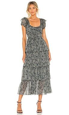 LIKELY Moss Dress in Charcoal & Ivory from Revolve.com | Revolve Clothing (Global)