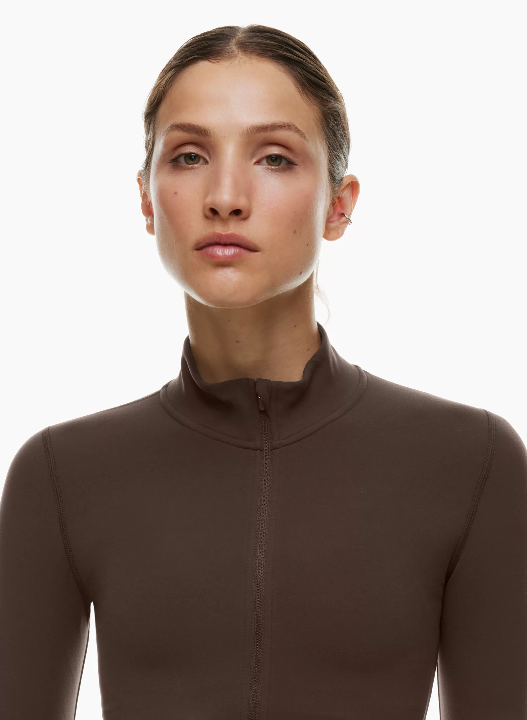 TNABUTTER™ LIMIT ZIP LONGSLEEVE | Aritzia