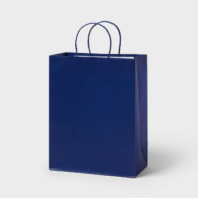 Medium Gift Bag Navy - Spritz™ | Target