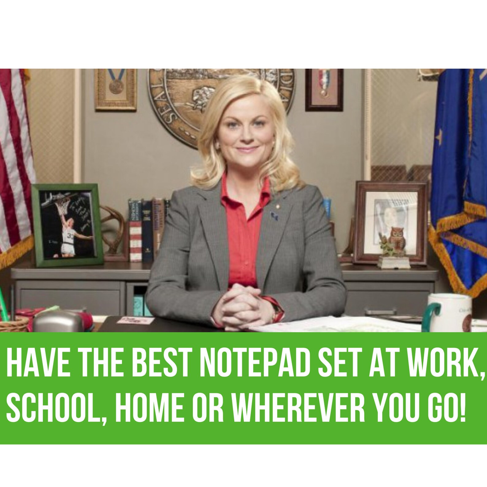 Leslie Knope Compliments Notepad and Pencil Set From Parks and - Etsy | Etsy (US)