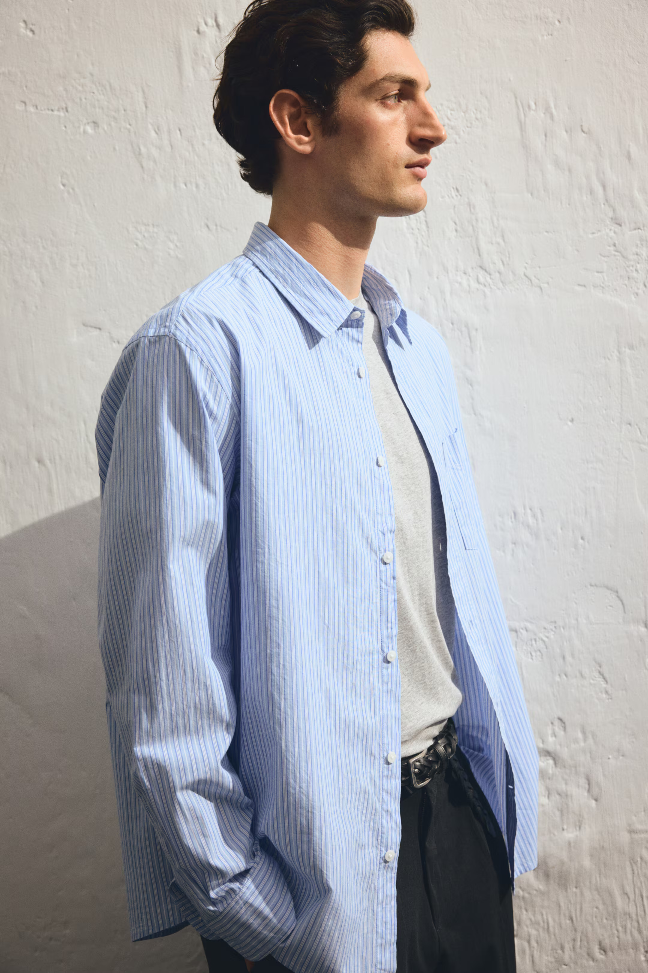 Loose-Fit Poplin Shirt | H&M (US + CA)