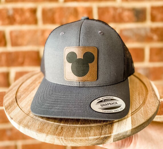 Mickey Mouse Retro Trucker Patch Hat Laser Engraved - Etsy | Etsy (US)